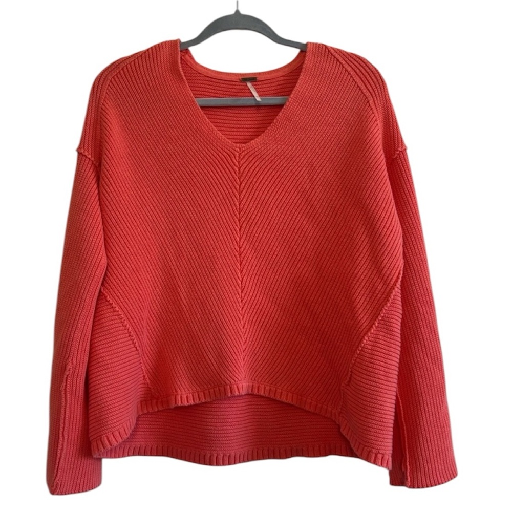 Free people oversized orange sweater